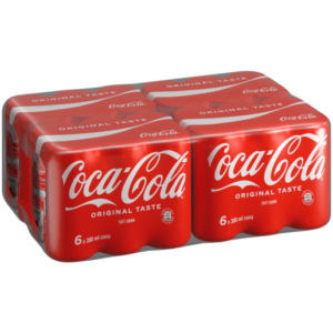 Coca Cola Original Soft Drink Cans
